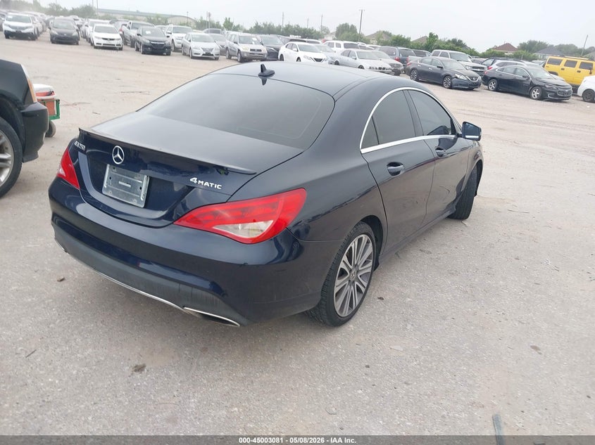 2018 Mercedes-benz Cla-klasse VIN WDDSJ4GB8JN652847 IAAI salvage auction — SUSPENSION, Salvage (Texas), sold $4,250 on 2026-08-12 (photo 4)