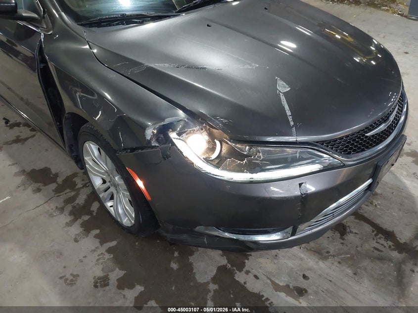 2015 Chrysler 200 VIN 1C3CCCAB0FN707234 IAAI salvage auction — FRONT END, Clear (Indiana), sold $1,700 on 2026-07-11 (photo 6)