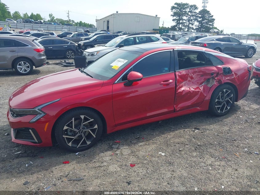 2025 Kia K5 VIN KNAG34J75S5270367 IAAI salvage auction — SIDE, Salvage Title, sold $10,200 on 2026-07-22 (photo 6)