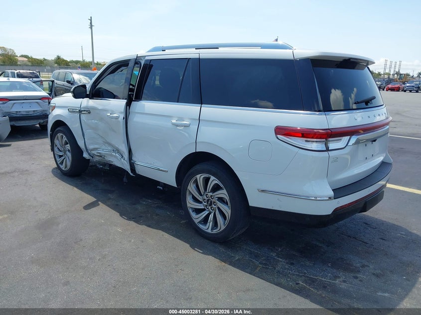 2023 Lincoln Navigator VIN 5LMJJ2KG8PEL01726 IAAI salvage auction — LEFT SIDE, Rebuildable (Florida), sold $18,800 on 2026-07-27 (photo 3)
