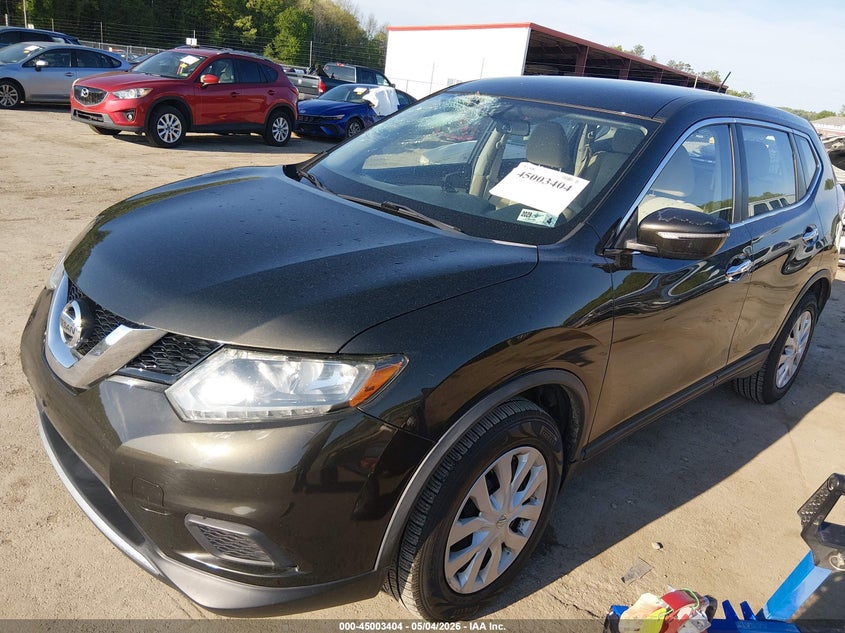2015 Nissan Rogue VIN KNMAT2MV1FP527736 IAAI salvage auction — RIGHT FRONT, Salvage (Idaho), sold $1,650 on 2026-07-09 (photo 2)
