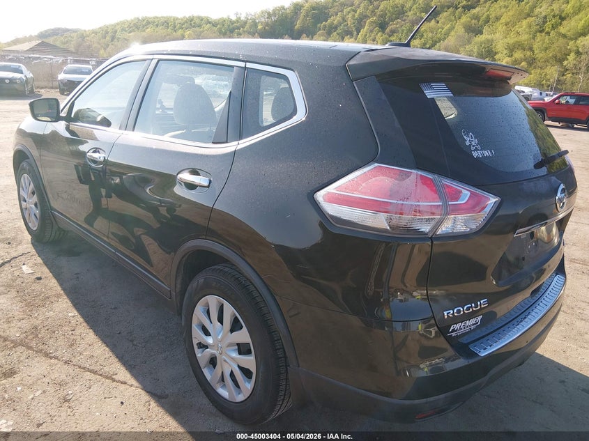2015 Nissan Rogue VIN KNMAT2MV1FP527736 IAAI salvage auction — RIGHT FRONT, Salvage (Idaho), sold $1,650 on 2026-07-09 (photo 3)
