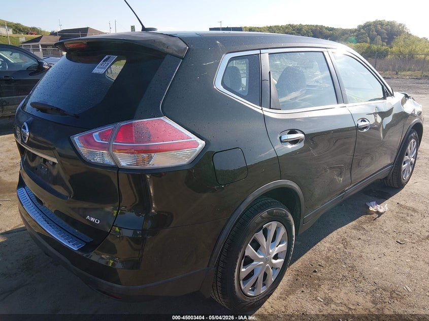 2015 Nissan Rogue VIN KNMAT2MV1FP527736 IAAI salvage auction — RIGHT FRONT, Salvage (Idaho), sold $1,650 on 2026-07-09 (photo 4)