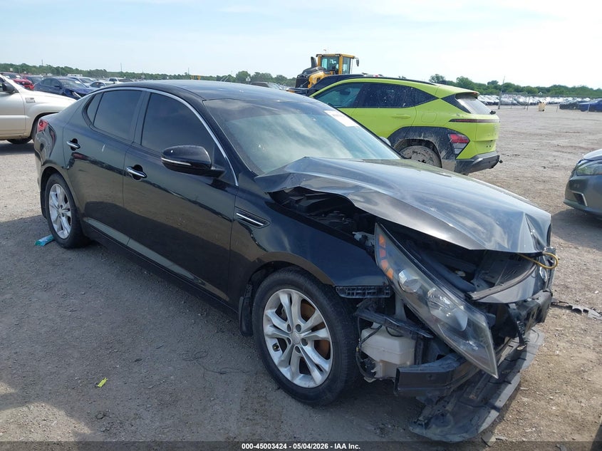 2012 Kia Optima VIN 5XXGN4A7XCG055500 IAAI salvage auction — FRONT END, Salvage (Texas), sold $25 on 2026-07-28 (photo 1)