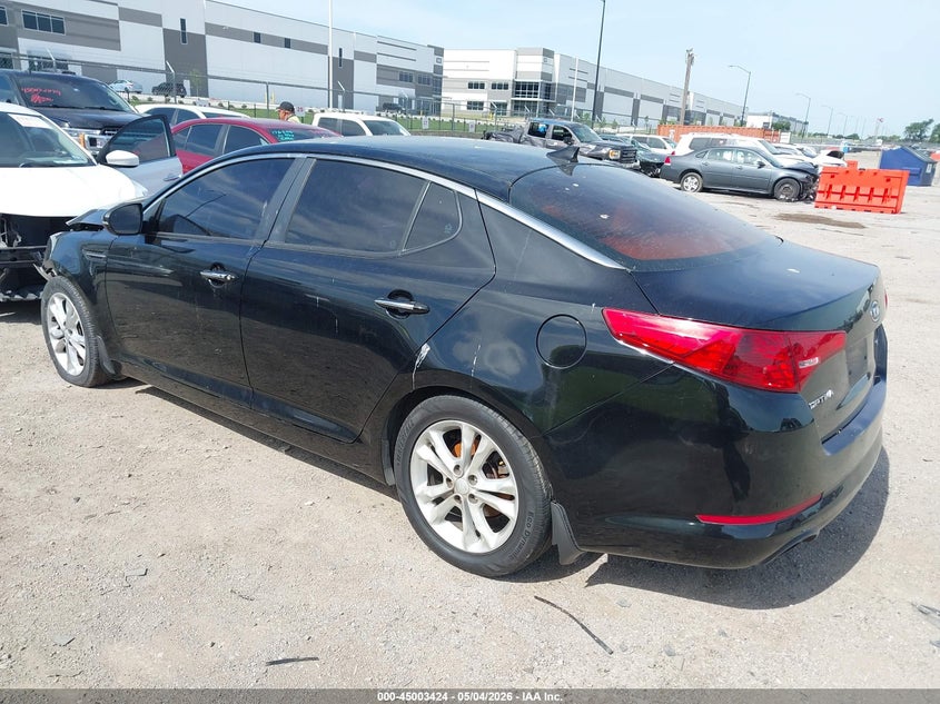 2012 Kia Optima VIN 5XXGN4A7XCG055500 IAAI salvage auction — FRONT END, Salvage (Texas), sold $25 on 2026-07-28 (photo 3)