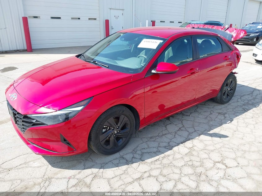 2023 Hyundai Elantra VIN 5NPLM4AG6PH089834 IAAI salvage auction — REAR END, Salvage (Illinois), sold $3,250 on 2026-07-14 (photo 2)