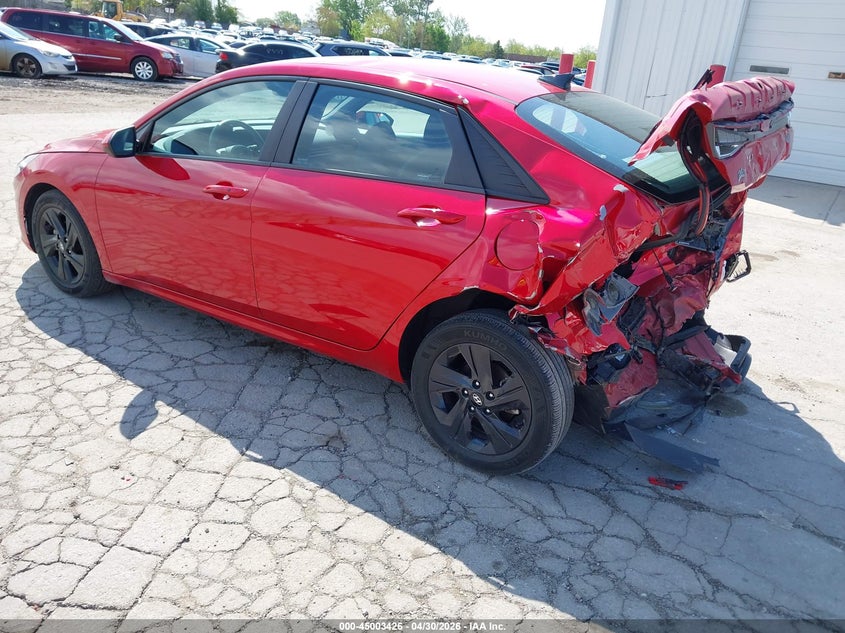 2023 Hyundai Elantra VIN 5NPLM4AG6PH089834 IAAI salvage auction — REAR END, Salvage (Illinois), sold $3,250 on 2026-07-14 (photo 3)