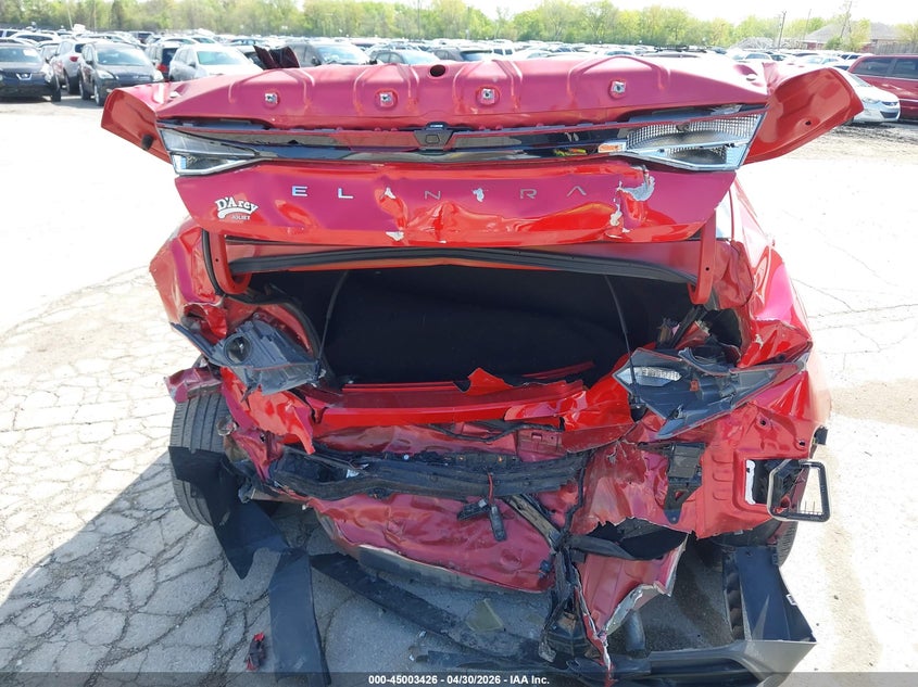 2023 Hyundai Elantra VIN 5NPLM4AG6PH089834 IAAI salvage auction — REAR END, Salvage (Illinois), sold $3,250 on 2026-07-14 (photo 6)