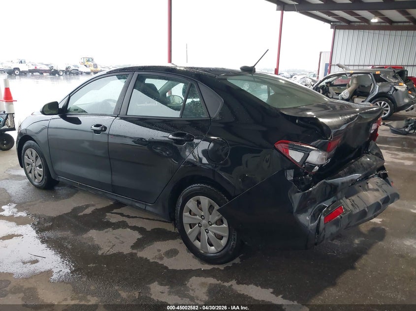2020 Kia Rio VIN 3KPA24AD0LE355303 IAAI salvage auction — REAR END, Salvage (Texas), sold $1,900 on 2026-07-09 (photo 3)