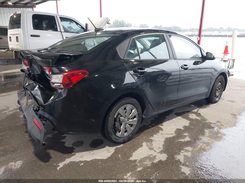 2020 Kia Rio VIN 3KPA24AD0LE355303 IAAI salvage auction — REAR END, Salvage (Texas), sold $1,900 on 2026-07-09 (photo 4)