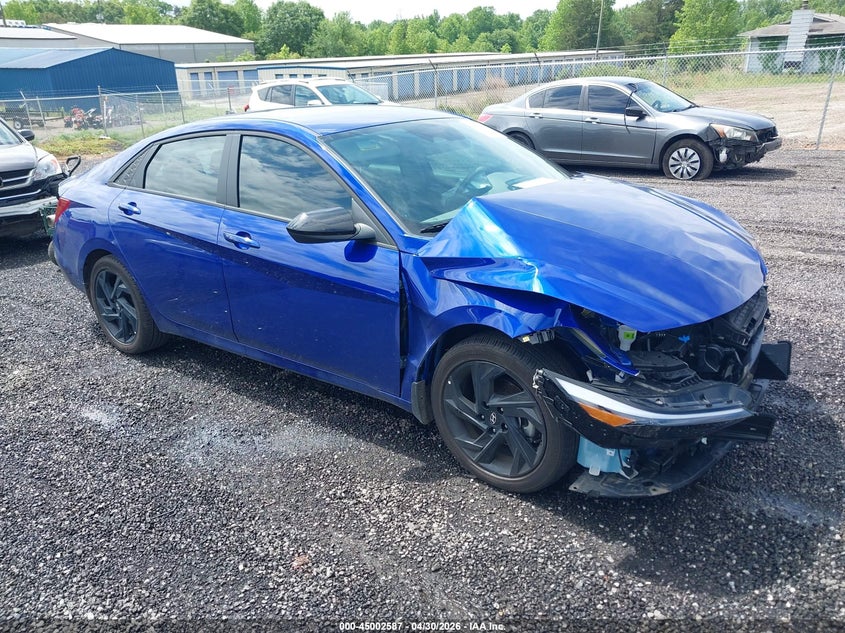 2026 Hyundai Elantra VIN KMHLM4DG1TU102254 IAAI salvage auction — FRONT END, Salvage (South Carolina), sold $100 on 2026-07-28 (photo 1)