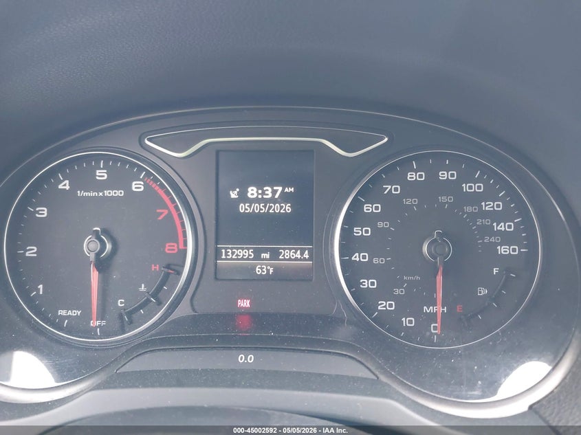 2016 Audi A3 VIN WAUB8GFF3G1049720 IAAI salvage auction — LEFT REAR, Clear (Massachusetts), sold $1,200 on 2026-07-10 (photo 7)