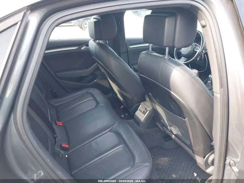 2016 Audi A3 VIN WAUB8GFF3G1049720 IAAI salvage auction — LEFT REAR, Clear (Massachusetts), sold $1,200 on 2026-07-10 (photo 8)