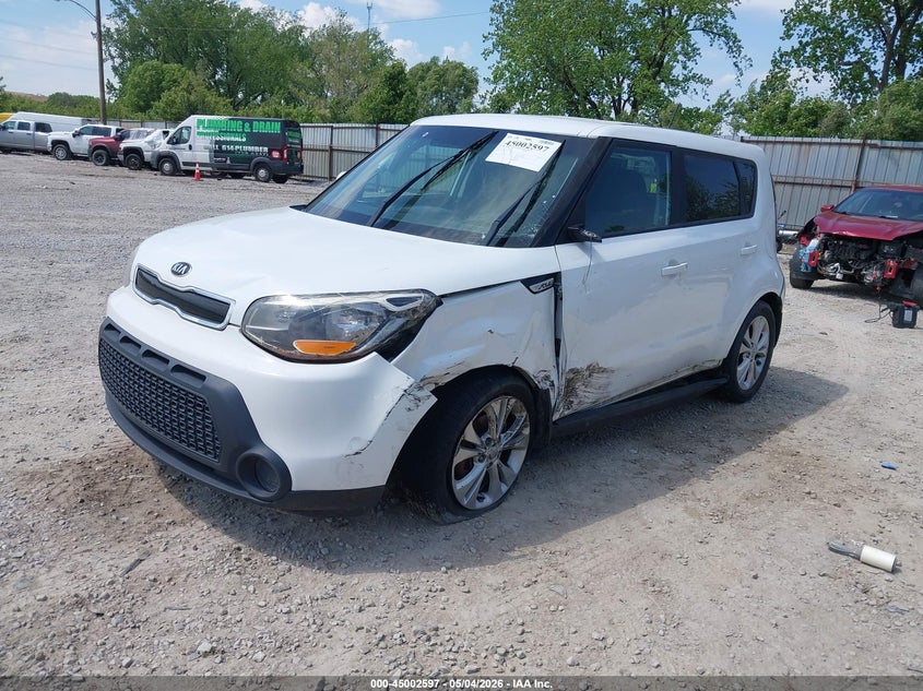 2015 Kia Soul VIN KNDJP3A54F7190087 IAAI salvage auction — LEFT SIDE, Salvage (Ohio), sold $300 on 2026-07-22 (photo 2)