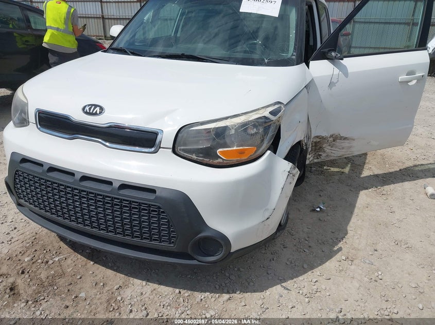 2015 Kia Soul VIN KNDJP3A54F7190087 IAAI salvage auction — LEFT SIDE, Salvage (Ohio), sold $300 on 2026-07-22 (photo 6)