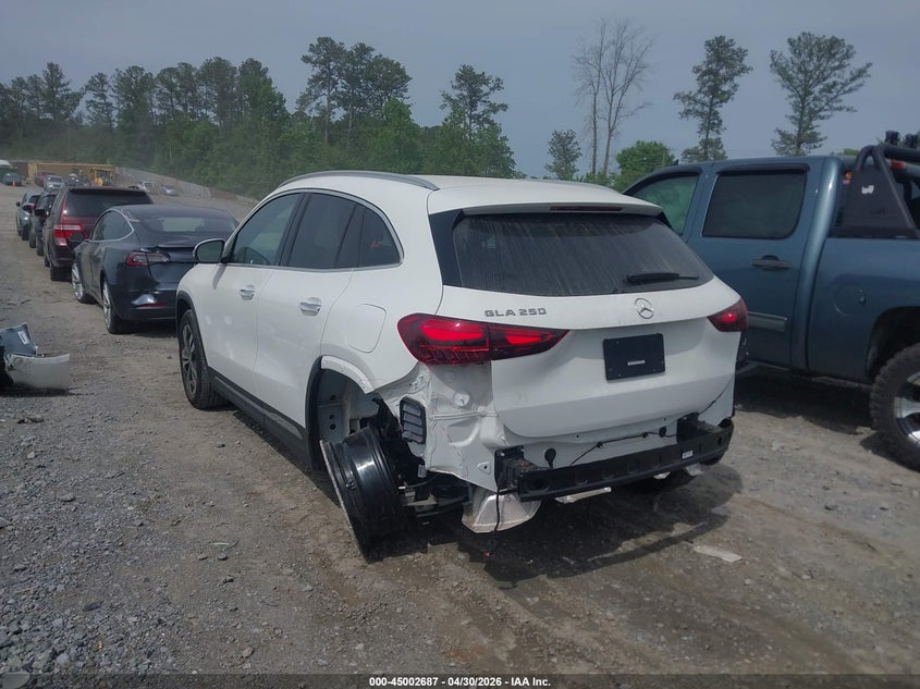 2025 Mercedes-benz Gla-klasse VIN W1N4N4GB0SJ697533 IAAI salvage auction — REAR END, Salvage (Georgia), sold $17,100 on 2026-07-07 (photo 3)