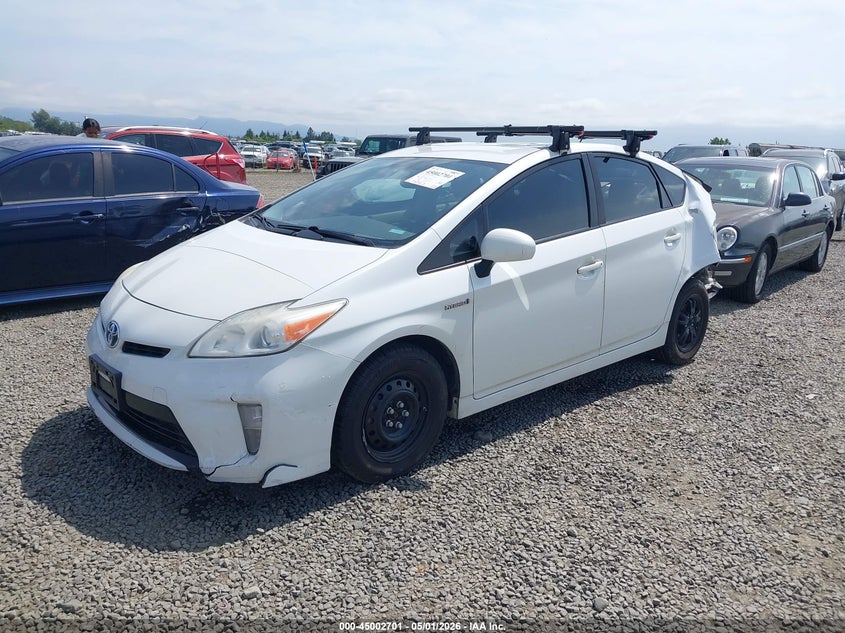 2013 Toyota Prius VIN JTDKN3DUXD1712296 IAAI salvage auction — LEFT REAR, Salvage (Oregon), sold $1,600 on 2026-07-29 (photo 2)