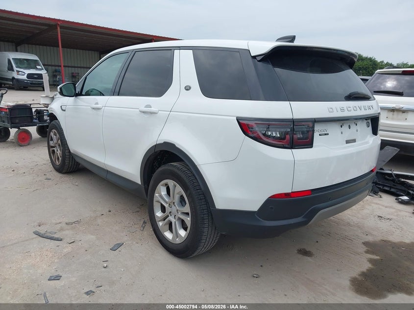 2020 Land rover Discovery sport VIN SALCJ2FX0LH846850 IAAI salvage auction — FRONT END, Original (Texas), sold $4,600 on 2026-07-07 (photo 3)