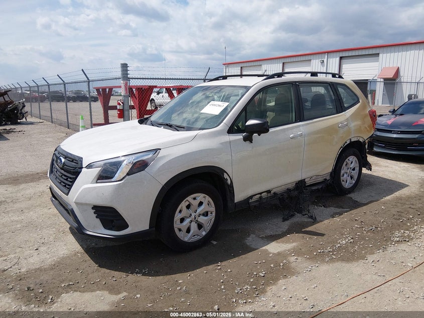 2023 Subaru Forester VIN JF2SKACC2PH426073 IAAI salvage auction — EXTERIOR BURN, Salvage (Kansas), sold $4,100 on 2026-07-31 (photo 2)