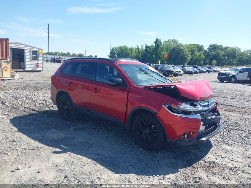 2018 Mitsubishi Outlander VIN JA4AD3A32JZ044771 IAAI salvage auction — LEFT FRONT, Salvage (Georgia), sold $1,100 on 2026-08-21 (photo 1)
