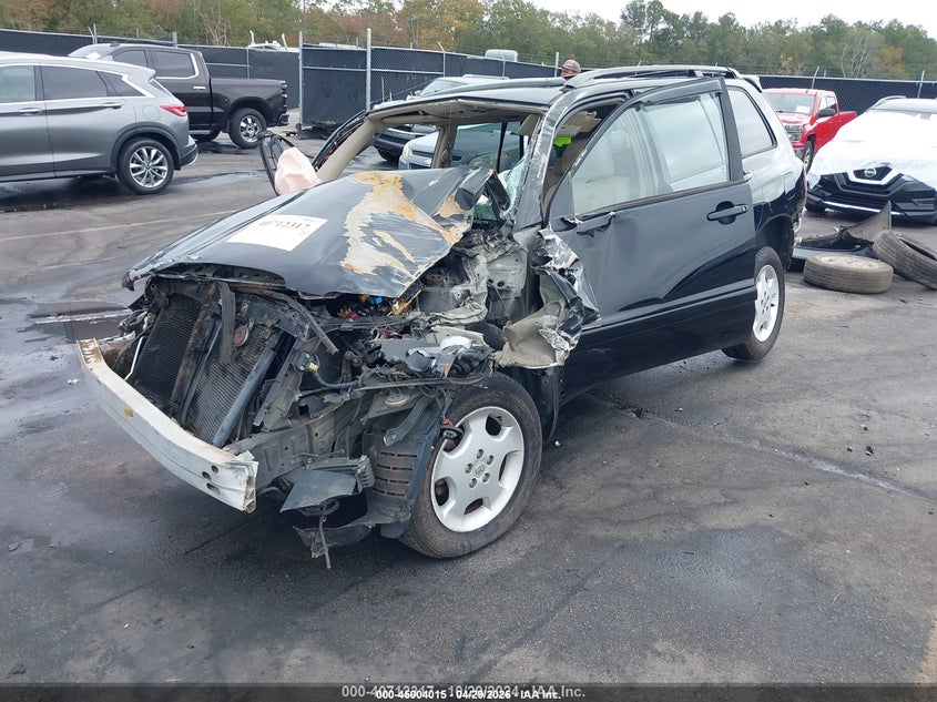 2005 Toyota Highlander VIN JTEDP21A550046040 IAAI salvage auction — ROLLOVER, Salvage (Idaho), sold $400 on 2026-07-08 (photo 2)