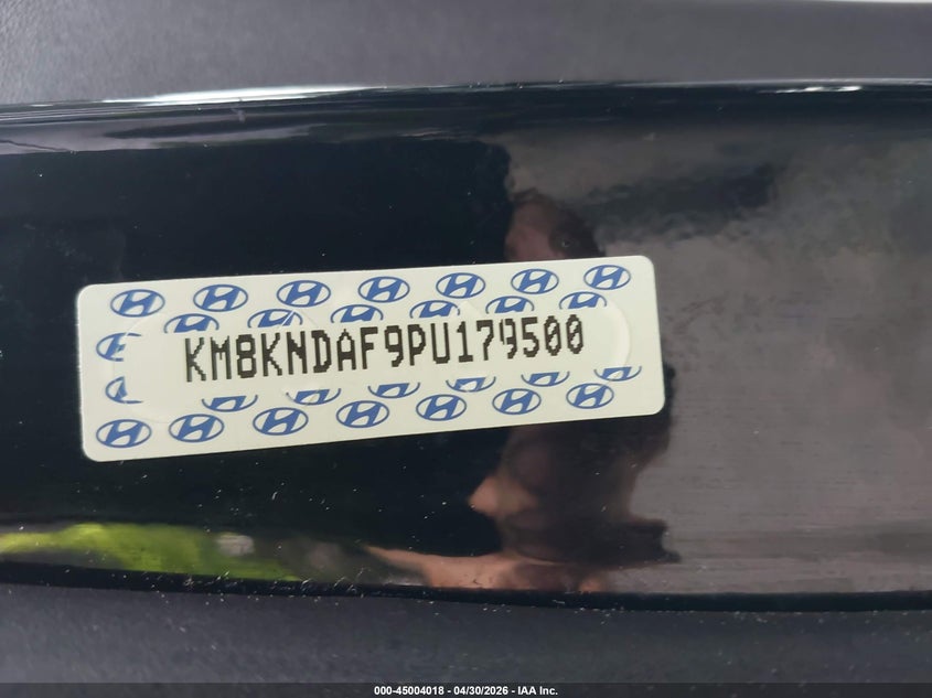 2023 Hyundai Ioniq 5 VIN KM8KNDAF9PU179500 IAAI salvage auction — FRONT END, Salvage (North Carolina), sold $5,375 on 2026-07-16 (photo 9)