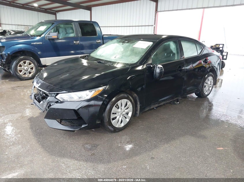 2022 Nissan Sentra VIN 3N1AB8BV4NY281466 IAAI salvage auction — LEFT FRONT, Salvage (Texas), sold $1,075 on 2026-07-19 (photo 2)