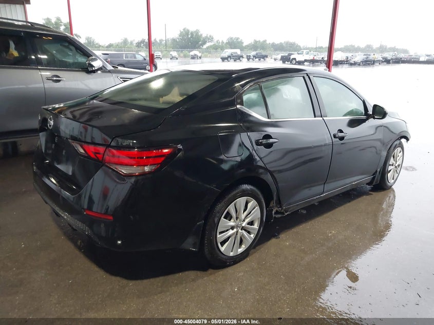2022 Nissan Sentra VIN 3N1AB8BV4NY281466 IAAI salvage auction — LEFT FRONT, Salvage (Texas), sold $1,075 on 2026-07-19 (photo 4)