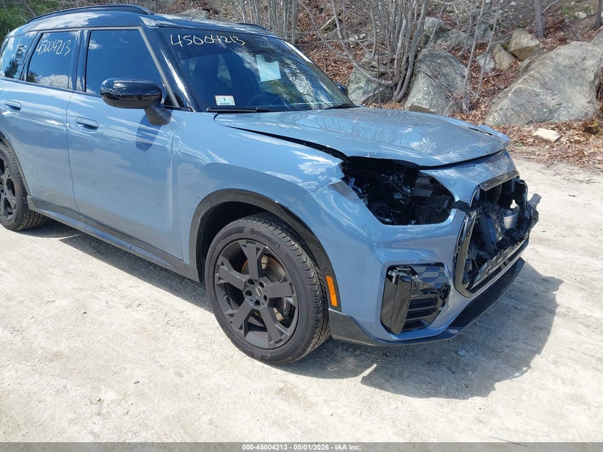 2026 Mini Countryman VIN WMZ23GA08T7T93877 IAAI salvage auction — FRONT END, Wait Title, sold $17,700 on 2026-07-21 (photo 1)