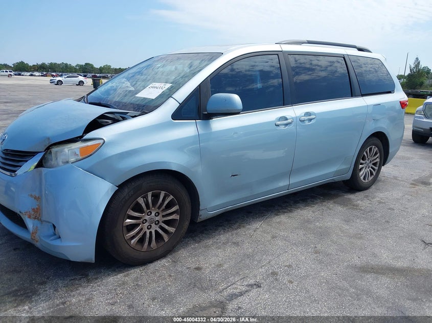 2016 Toyota Sienna VIN 5TDYK3DCXGS717905 IAAI salvage auction — LEFT SIDE, Rebuildable (Florida), sold $1,825 on 2026-07-23 (photo 6)