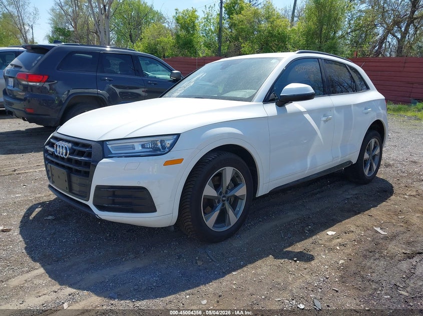 2020 Audi Q5 VIN WA1ANAFYXL2093105 IAAI salvage auction — RIGHT FRONT, Clear (Michigan), sold $8,100 on 2026-07-09 (photo 2)