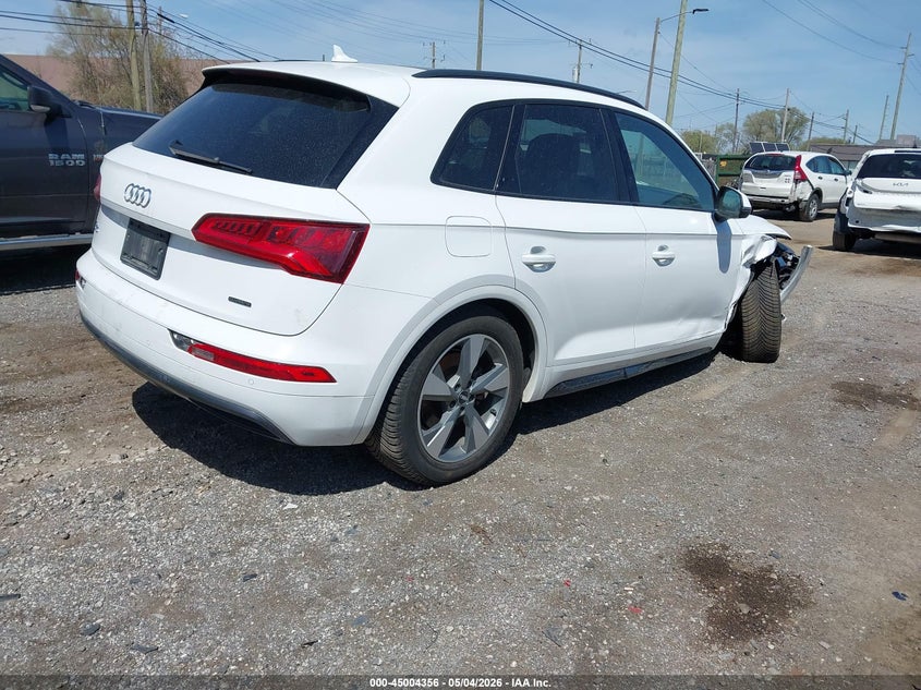2020 Audi Q5 VIN WA1ANAFYXL2093105 IAAI salvage auction — RIGHT FRONT, Clear (Michigan), sold $8,100 on 2026-07-09 (photo 4)
