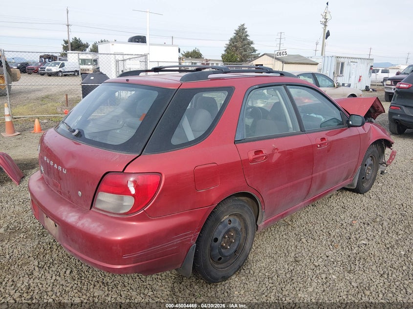 2002 Subaru Impreza VIN JF1GG65502G817213 IAAI salvage auction — FRONT END, Salvage (Oregon), sold $175 on 2026-07-06 (photo 4)