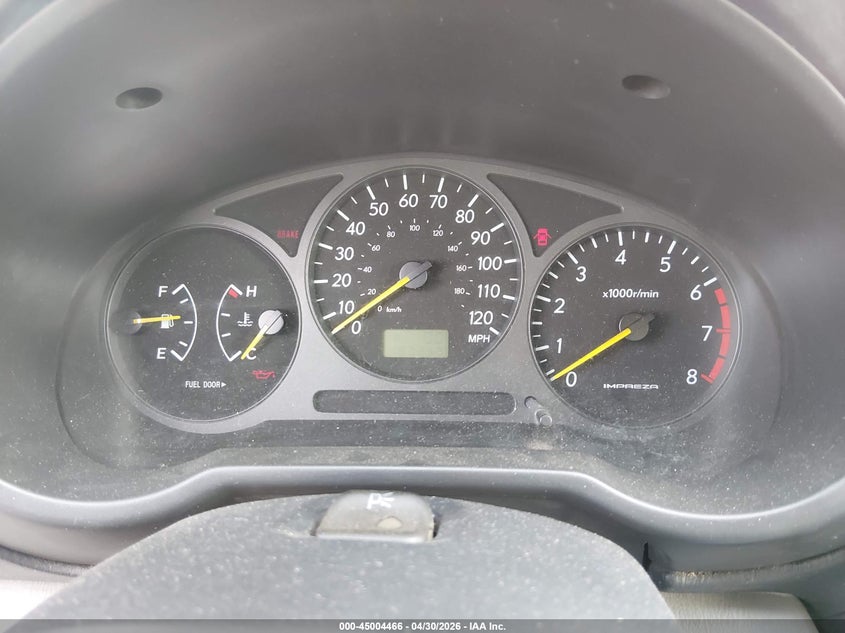 2002 Subaru Impreza VIN JF1GG65502G817213 IAAI salvage auction — FRONT END, Salvage (Oregon), sold $175 on 2026-07-06 (photo 7)