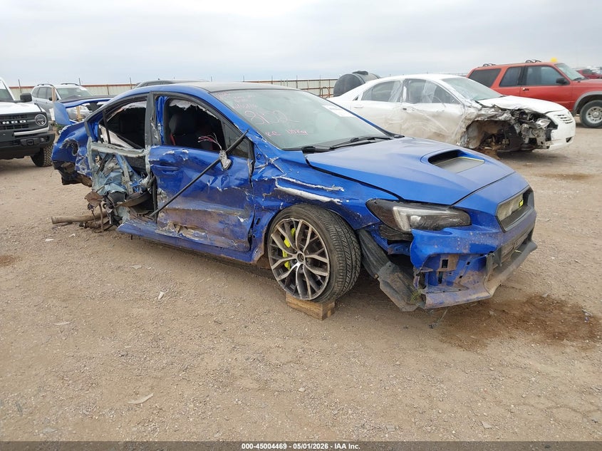 2021 Subaru Wrx sti VIN JF1VA2E63M9808152 IAAI salvage auction — RIGHT SIDE, Original (Texas), sold $6,250 on 2026-07-13 (photo 1)
