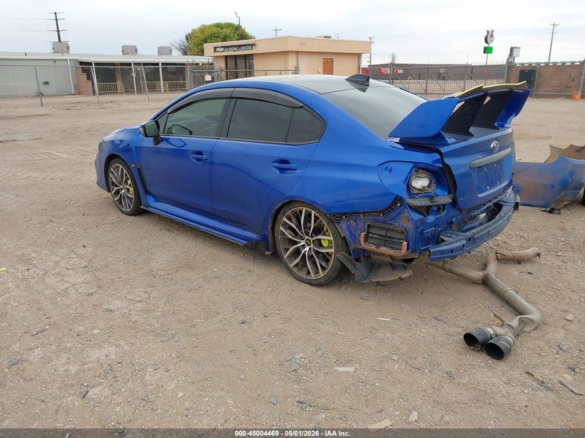 2021 Subaru Wrx sti VIN JF1VA2E63M9808152 IAAI salvage auction — RIGHT SIDE, Original (Texas), sold $6,250 on 2026-07-13 (photo 3)