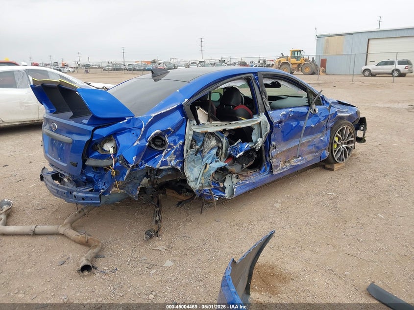 2021 Subaru Wrx sti VIN JF1VA2E63M9808152 IAAI salvage auction — RIGHT SIDE, Original (Texas), sold $6,250 on 2026-07-13 (photo 4)