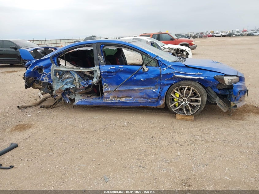 2021 Subaru Wrx sti VIN JF1VA2E63M9808152 IAAI salvage auction — RIGHT SIDE, Original (Texas), sold $6,250 on 2026-07-13 (photo 6)
