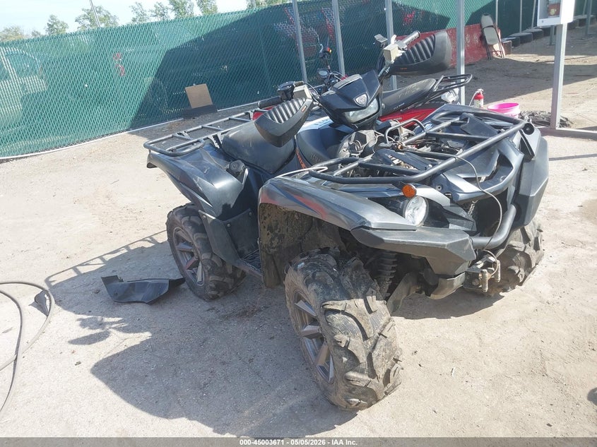 2022 Yamaha Yfm VIN 5Y4AMK2E9NA102161 IAAI salvage auction — LEFT FRONT, Salvage - Greater Than 75% (Maryland), sold $3,150 on 2026-07-15 (photo 1)