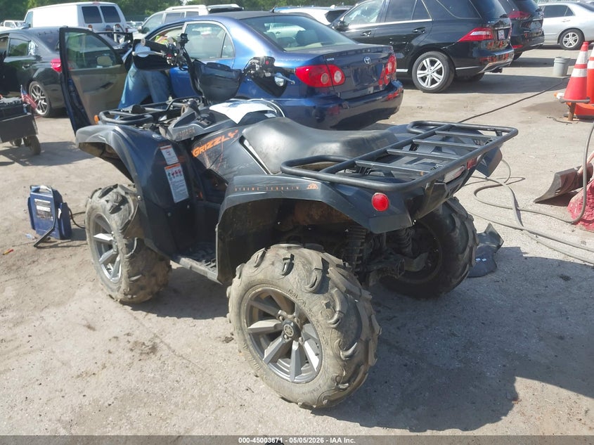 2022 Yamaha Yfm VIN 5Y4AMK2E9NA102161 IAAI salvage auction — LEFT FRONT, Salvage - Greater Than 75% (Maryland), sold $3,150 on 2026-07-15 (photo 3)