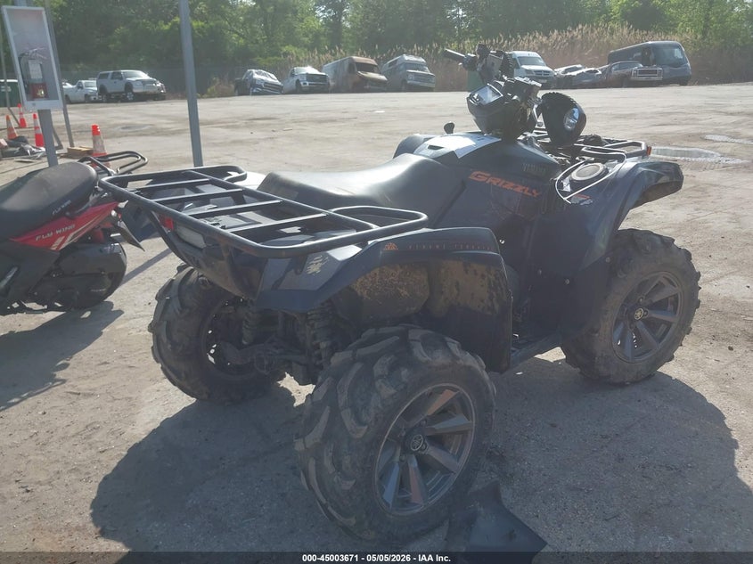 2022 Yamaha Yfm VIN 5Y4AMK2E9NA102161 IAAI salvage auction — LEFT FRONT, Salvage - Greater Than 75% (Maryland), sold $3,150 on 2026-07-15 (photo 4)