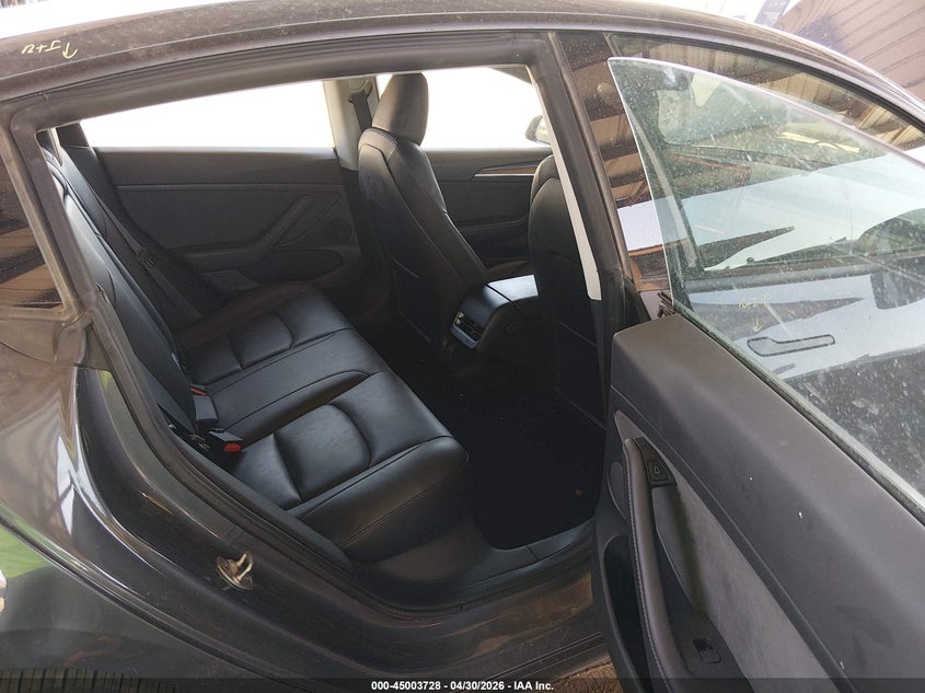 2023 Tesla Model 3 VIN 5YJ3E1EA0PF700747 IAAI salvage auction — RIGHT REAR, Salvage Title, sold $7,650 on 2026-09-10 (photo 8)