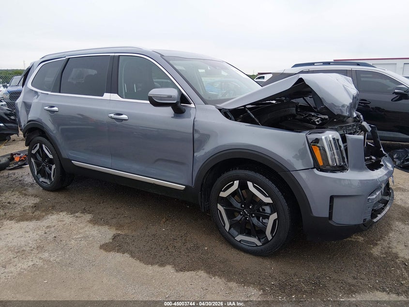 2025 Kia Telluride VIN 5XYP64GC6SG705841 IAAI salvage auction — FRONT END, Salvage (Oklahoma), sold $6,450 on 2026-07-14 (photo 1)