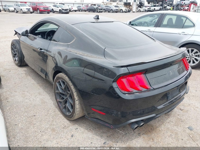 2021 Ford Mustang VIN 1FA6P8CFXM5152676 IAAI salvage auction — FRONT END, Original (Texas), sold $17,000 on 2026-07-10 (photo 3)