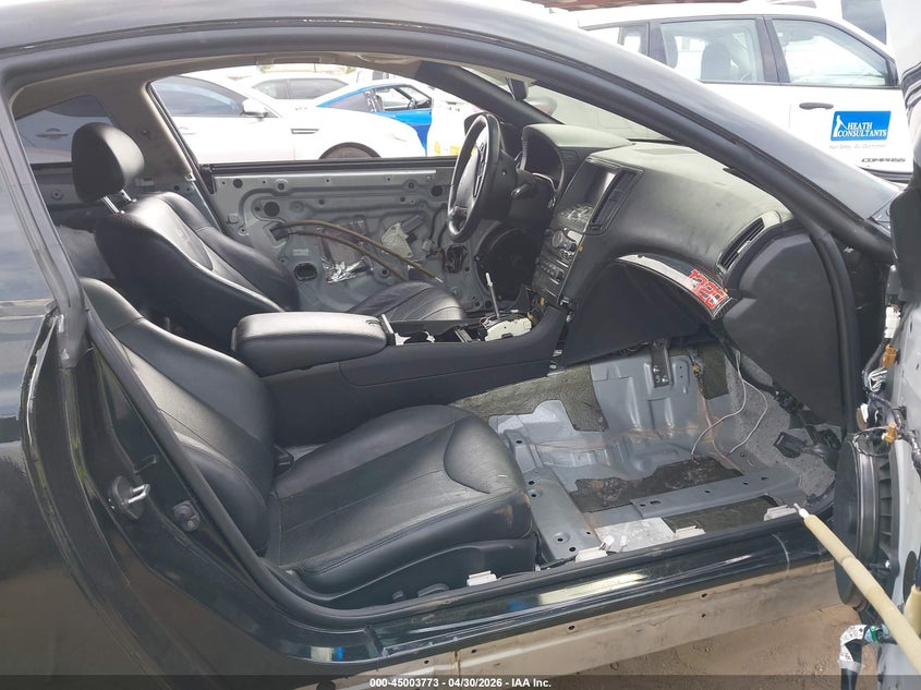 2010 Infiniti G37 VIN JN1CV6EK9AM100459 IAAI salvage auction — STRIPPED, Clear - Dealer Only (California), sold $250 on 2026-07-07 (photo 5)