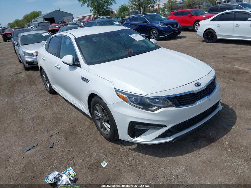 2020 Kia Optima VIN 5XXGT4L38LG385359 IAAI salvage auction — HAIL, Salvage (Iowa), sold $2,100 on 2026-07-20 (photo 1)
