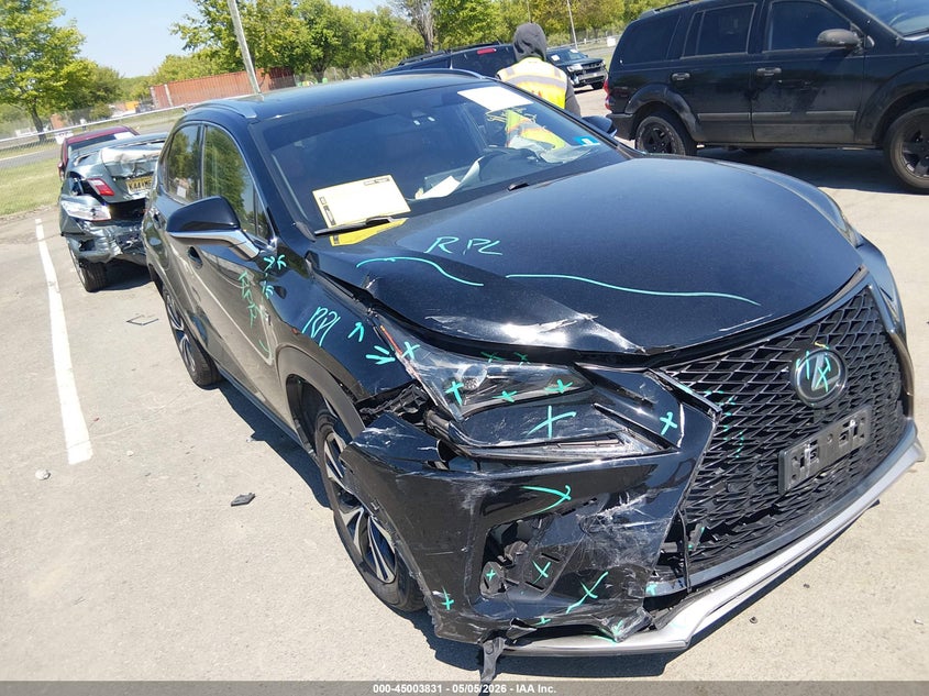 2020 Lexus Nx VIN JTJSARDZ4L2236160 — IAAI salvage auction photo