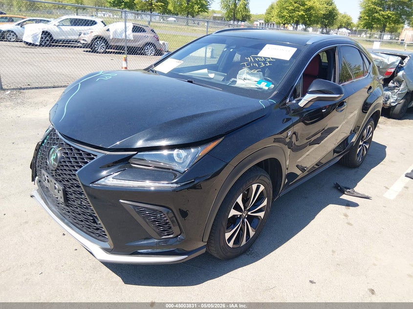 2020 Lexus Nx VIN JTJSARDZ4L2236160 IAAI salvage auction — FRONT END, Salvage Title, sold $12,800 on 2026-07-27 (photo 2)