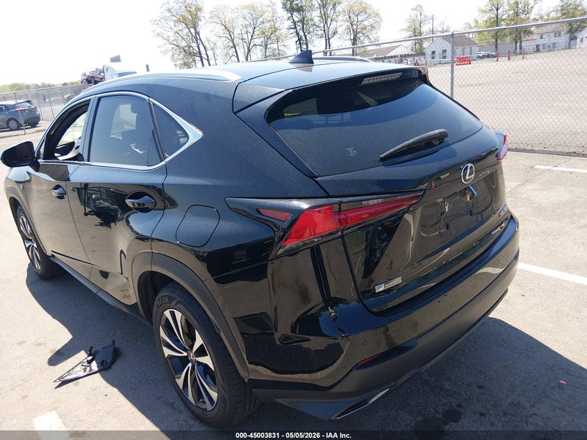2020 Lexus Nx VIN JTJSARDZ4L2236160 IAAI salvage auction — FRONT END, Salvage Title, sold $12,800 on 2026-07-27 (photo 3)