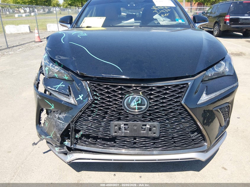 2020 Lexus Nx VIN JTJSARDZ4L2236160 IAAI salvage auction — FRONT END, Salvage Title, sold $12,800 on 2026-07-27 (photo 6)